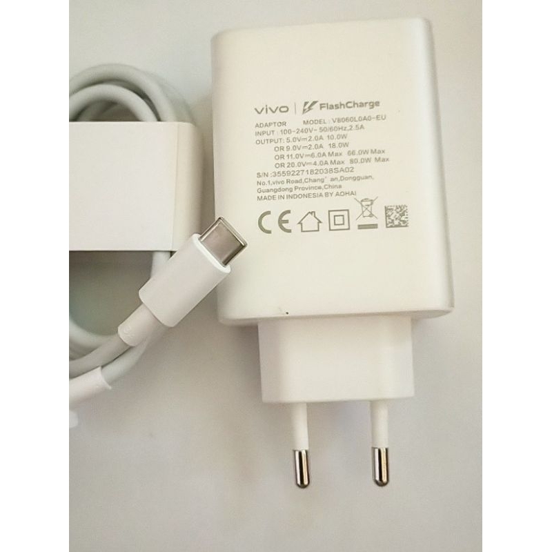 charger copotan Vivo 80 watt type c