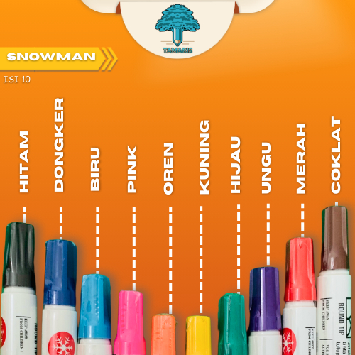 

Spidol Snowman 10 Warna