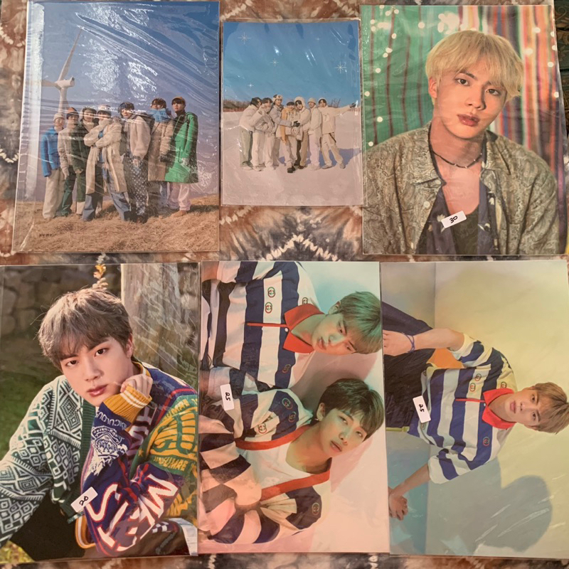 [READY] POSTCARD BTS JIN RM JHOPE SUGA V JUNGKOOK JIMIN WINTER PACKAGE SG20 SUMMER PACKAGE SG21 SOWO