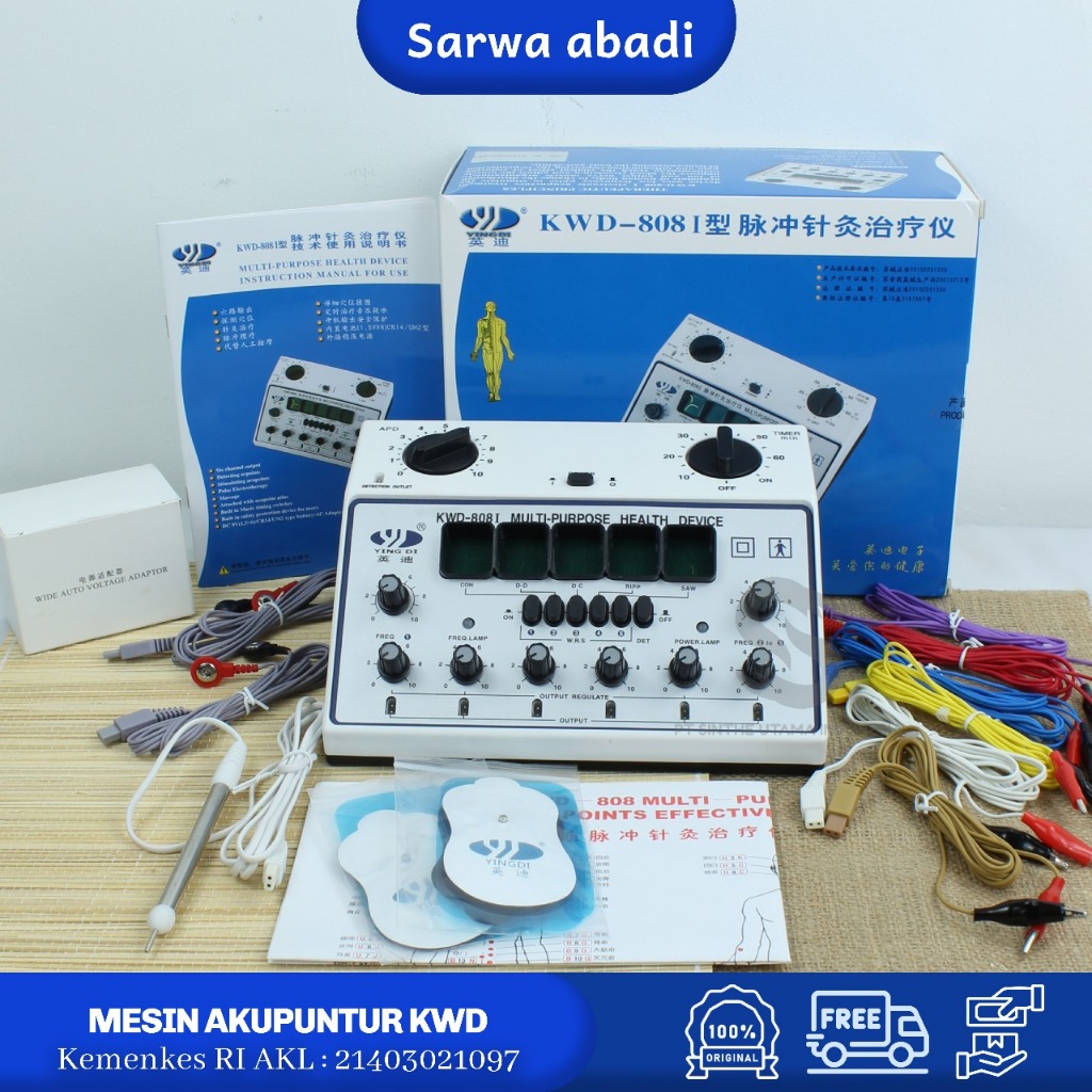 Mesin Akupuntur KWD YINGDI / Stimulator Terapi Akupuntur / Acupuncture Stimulator Original