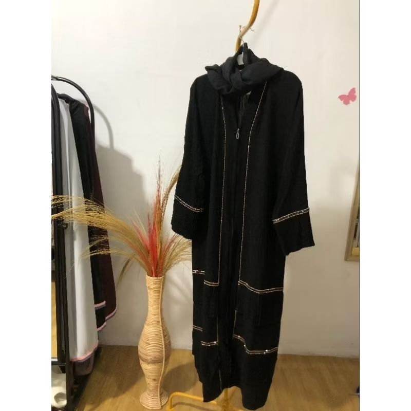 ABAYA WANITA IMPORT SAUDI ARABIA ORIGINAL 100%