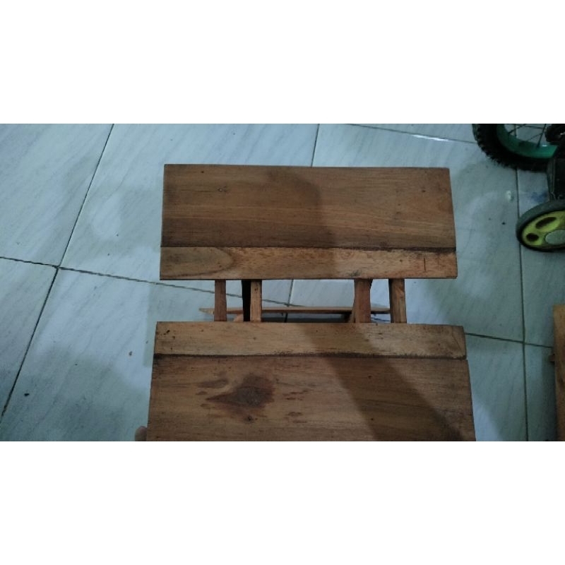 meja ngaji lipat kayu jati