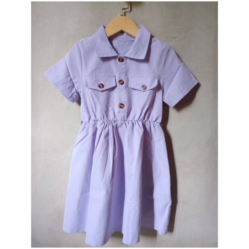 Dress anak lilac