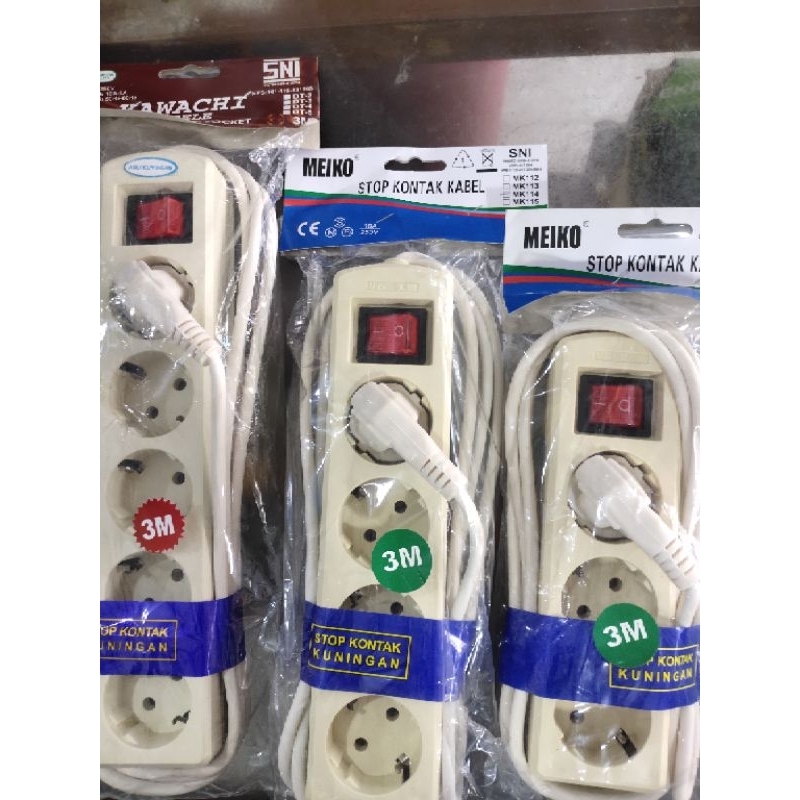 STOP KONTAK/TERMINAL COLOKAN 3,4,5 LOBANG SNI / STOP KONTAK TERMINAL KUNINGAN