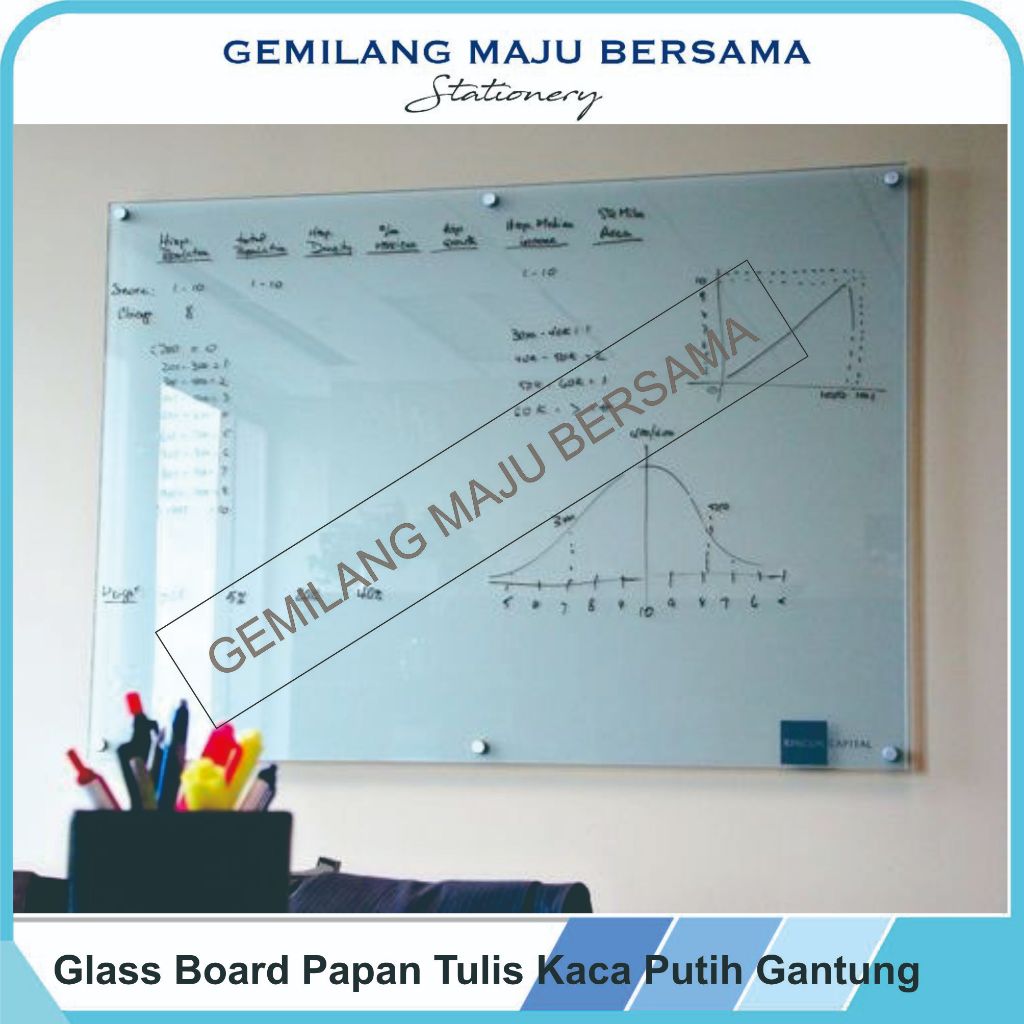 

Glass Board Glassboard Papan Tulis Kaca 100 x 150cm
