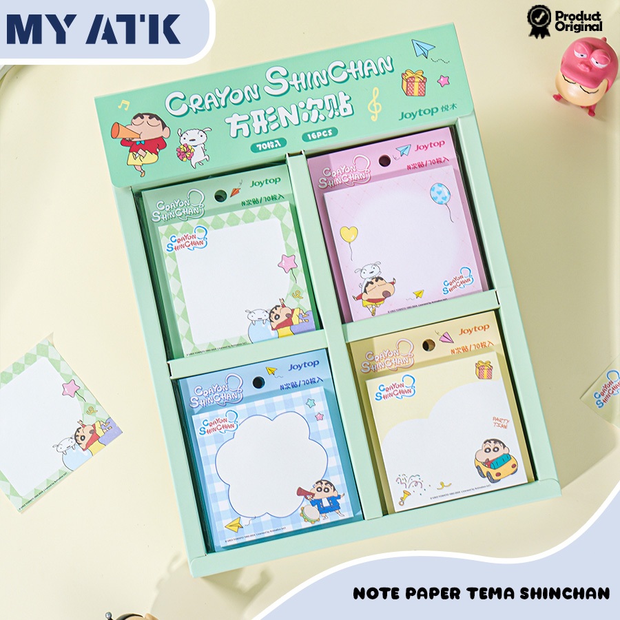 

Memopad Sticky Notes Crayon Shinchan/ Kertas Tempel Shinchan Catatan Tempel Lucu