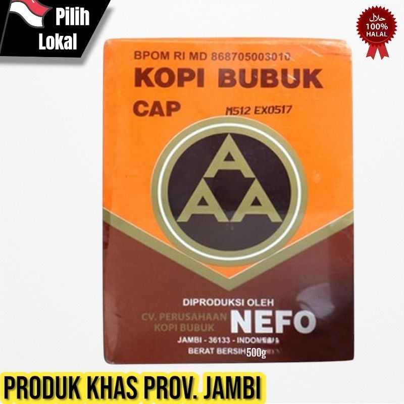 

Kopi Bubuk AAA Nefo Khas Jambi 500grm