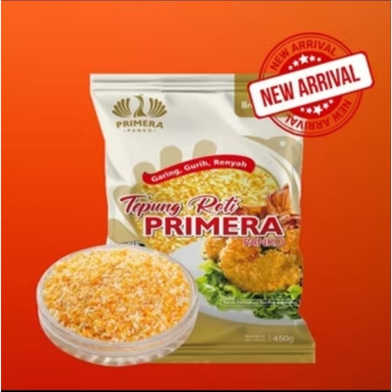 

Primera Tepung Roti Panko Mix Kemasan 450gr