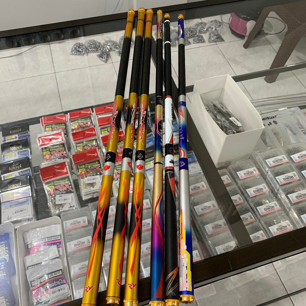 Joran Tegek Daihan Kagura 360 450  Ruas Panjang Bahan Carbon Action Medium