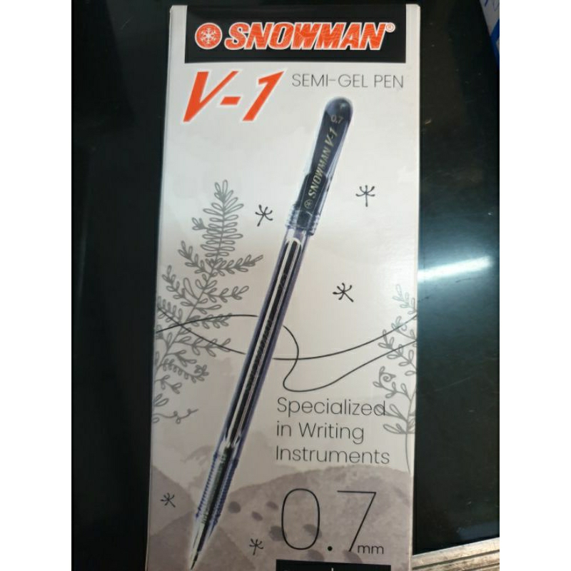 

GEL PEN SNOWMAN V-1 PER-PACK 0.7MM