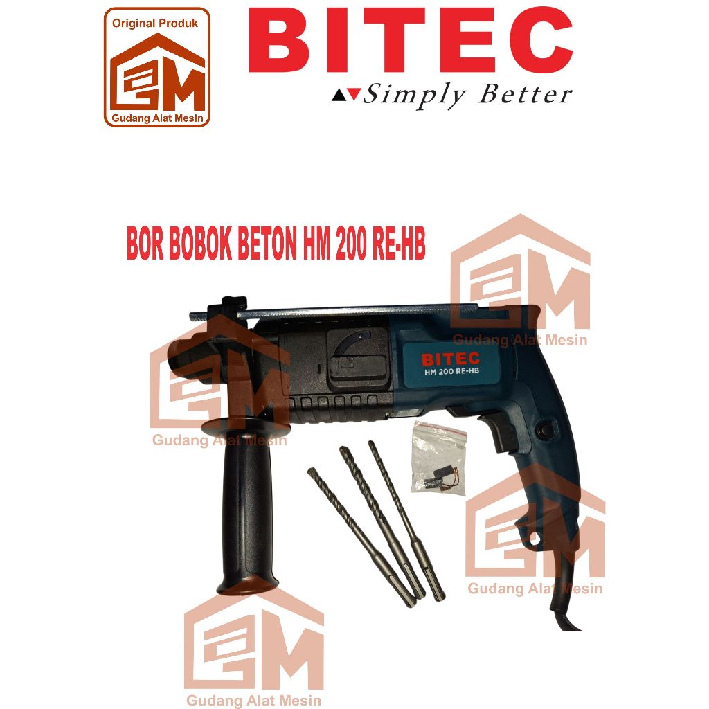 HAMMER DRILL BITEC HM 200 RE-HB, BOR BETON BITEC HM 200 RE-HB, BOR SDS BITEC HM 200 RE-HB