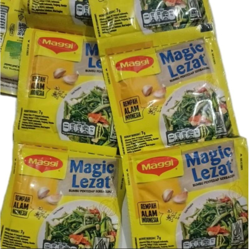 

MAGGI MAGIC LEZAT SACHET 12X7G/MAGIC LEZAT PENYEDAP SERBAGUNA