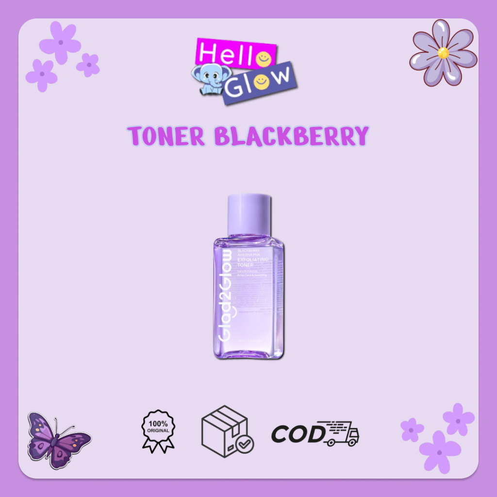 [ TERLARIS ] TONER BLACKBERRY EXFOLIATING GLAD2GLOW