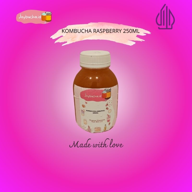 

JOYBUCHA / KOMBUCHA RASPBERRY 250ML ( SIAP MINUM ) / DIBUAT DENGAN HIGIENIS