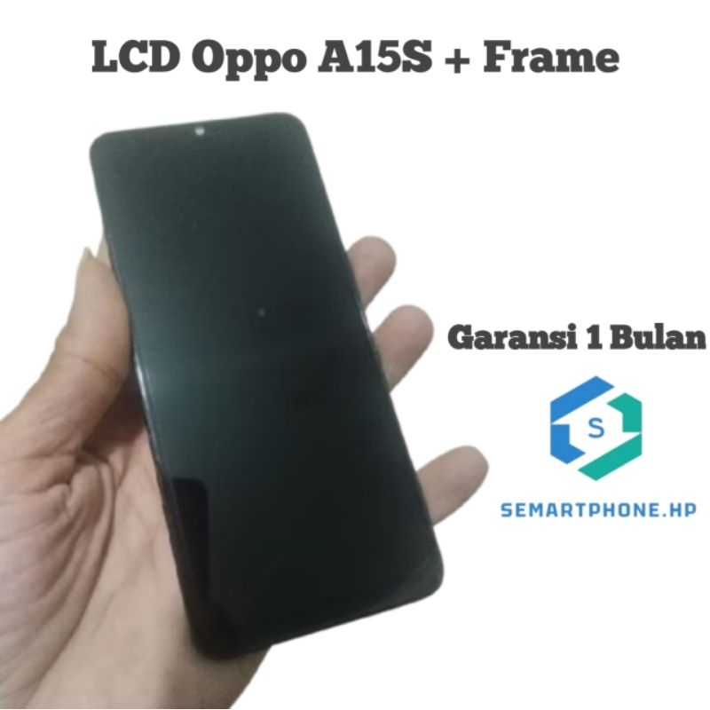 LCD Oppo A15S Original Lcd layar sentuh oppo a15s | Oppo A15S LCD + Frame Oppo A15S