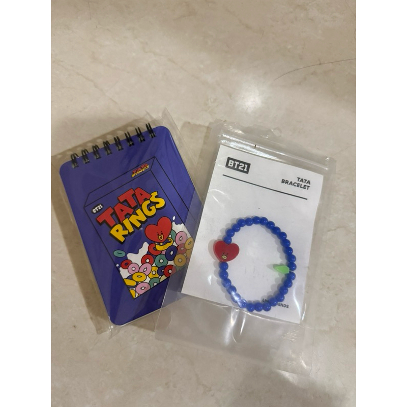 

BT21 TATA MINI BOOK/BRACELETE/BUKU/GELANG ORI