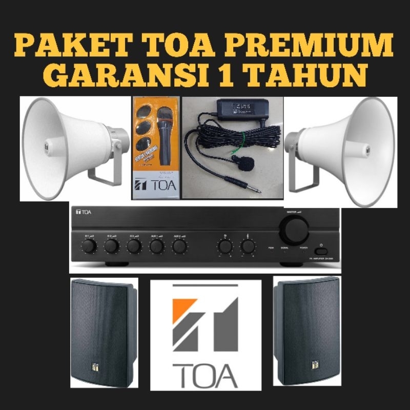 SOUND SISTEM PREMIUM PAKET MURAH GARANSI RESMI ORIGINAL TOA SOUND SISTEM MULTI FUNGSI