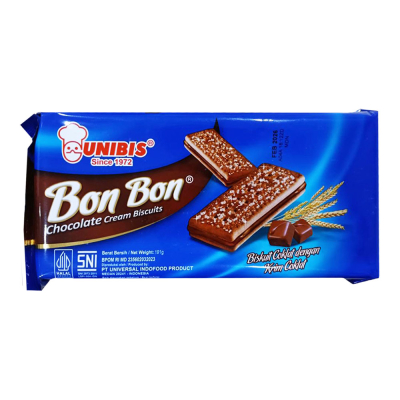 

Unibis Bon Bon Biskuit Krim Cokelat 190 g