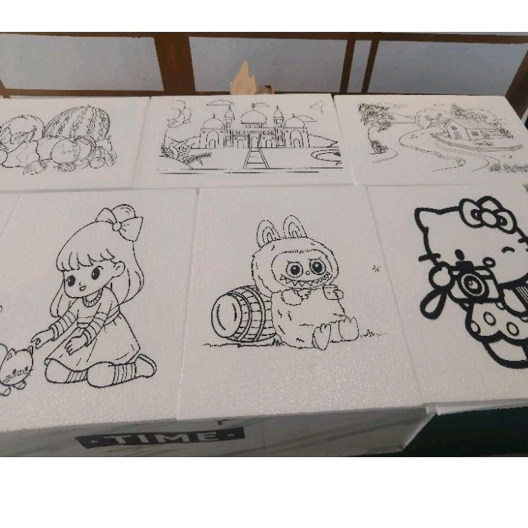 

Sterofom Lukis tanpa Lis lakban 6 pcs ukuran 40x30