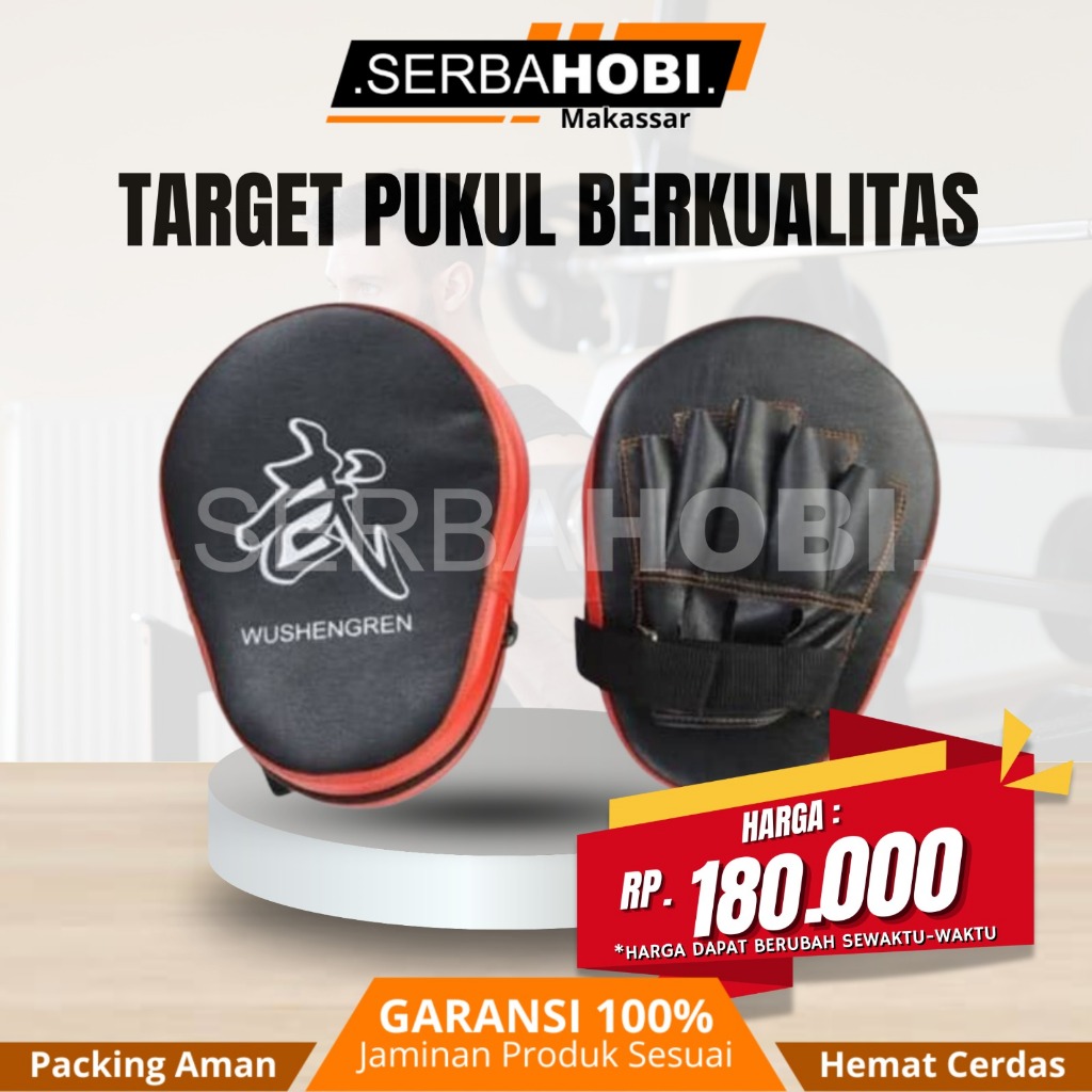 Target Pukul Pad Boxing / Pacing Pad / Pad Boxing Kekinian Premium Termurah