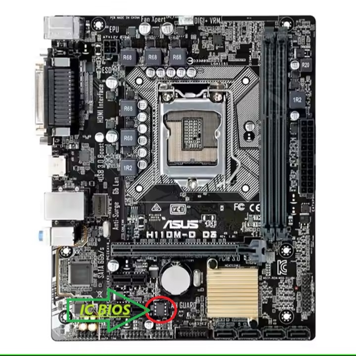IC BIOS Asus H110M-D
