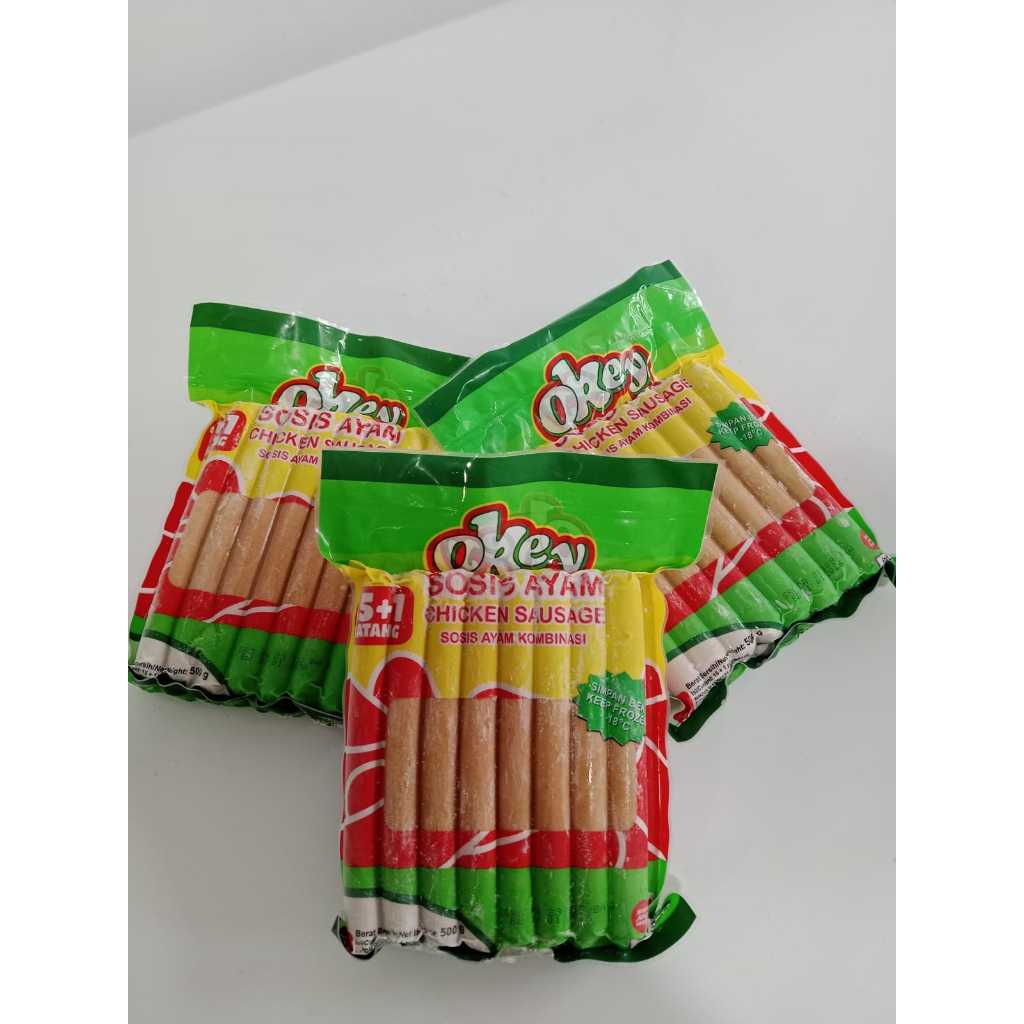 

[HFF] SOSIS OKEY / SOSIS AYAM / SOSIS AYAM OKEY / FROZEN FOOD PALEMBANG