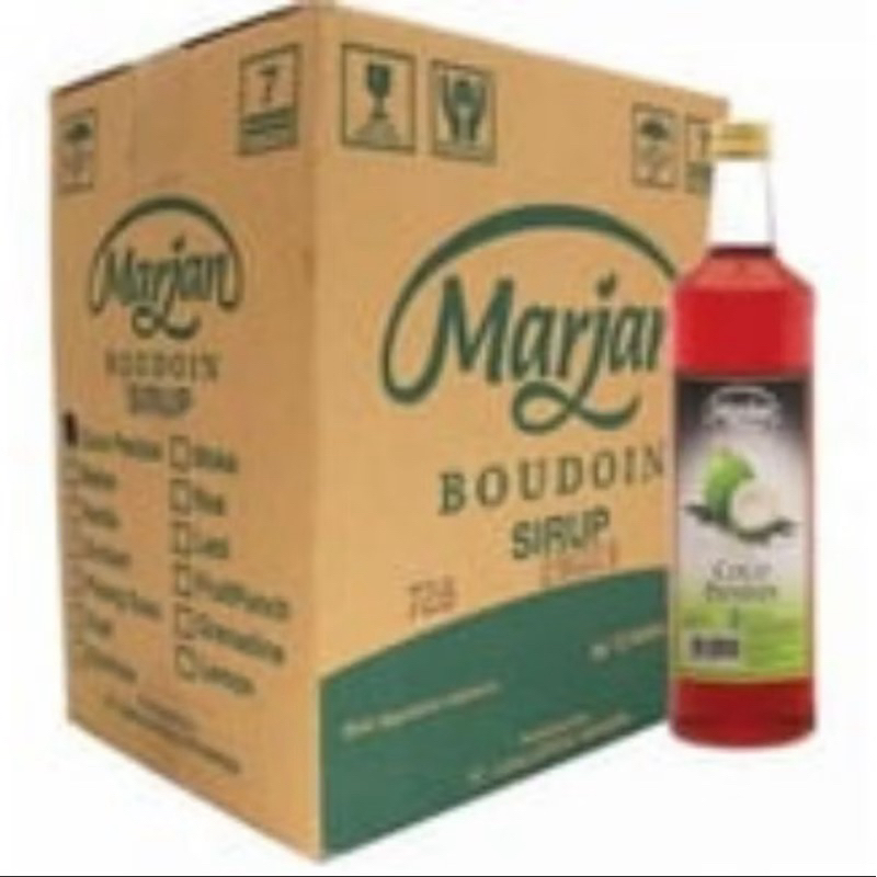 

Sirup Marjan rasa cocopandan 1dus isi 12botol