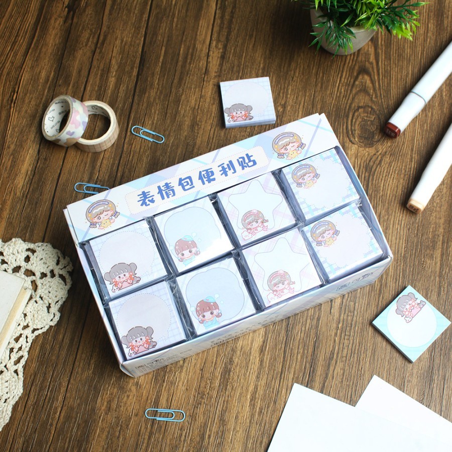 

Catatan Tempe / Kertas Memo Panmomo Coco Sweet Emote Mini Sticky Notes