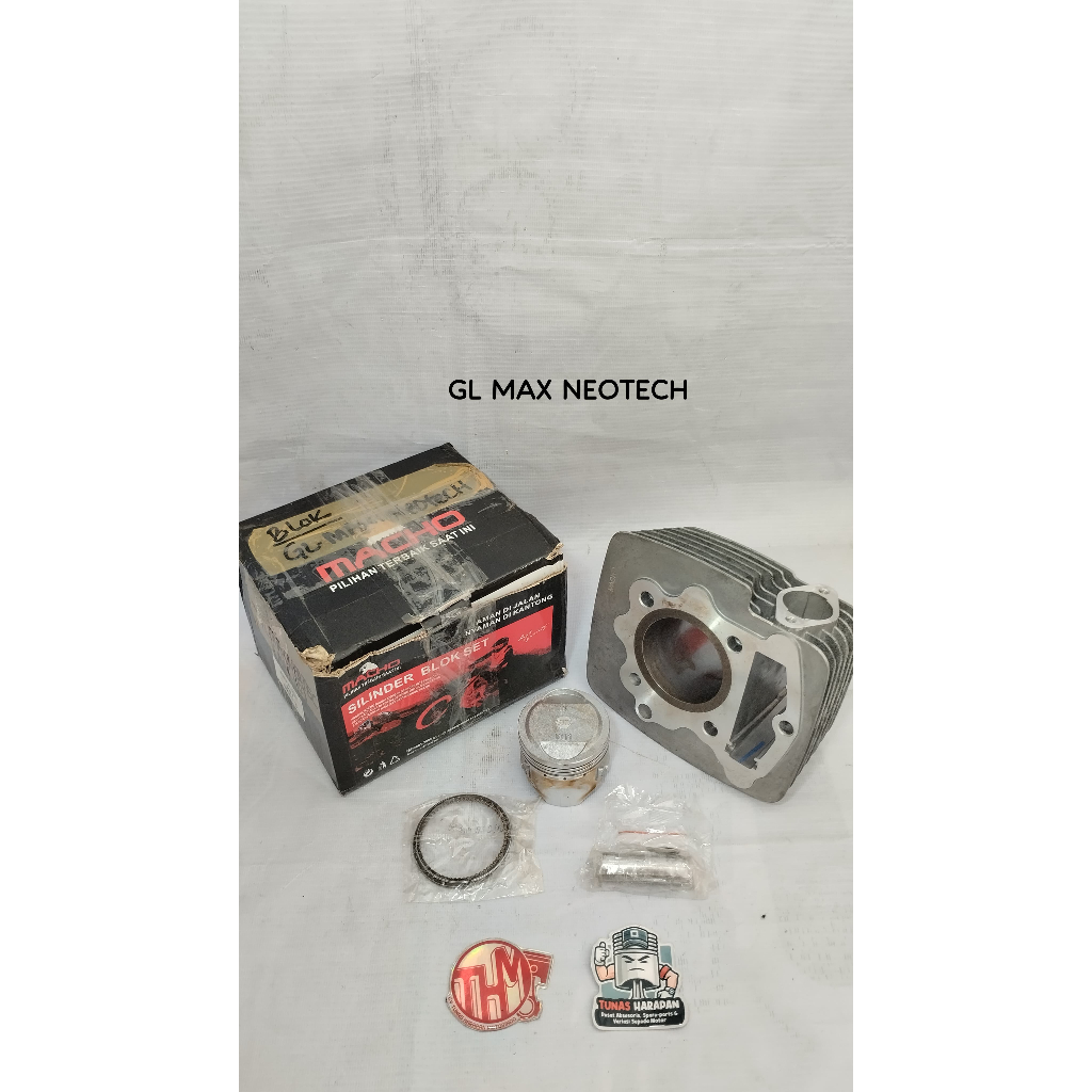 BLOK SEHER GL PRO NEOTECH / GL MAX NEOTECH / MEGAPRO + PISTON KIT MACHO KCM