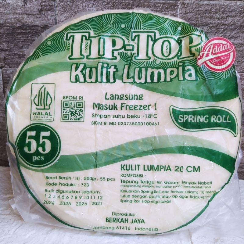 

Kulit Lumpia Tip Top isi 50+