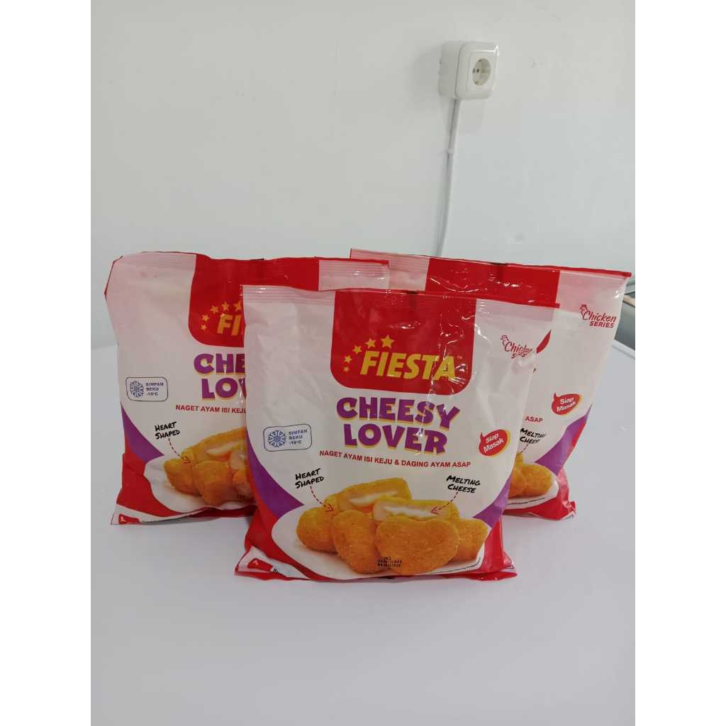 

[HFF] Fiesta Cheesy Lovers 400gr - Nugget Isi Keju