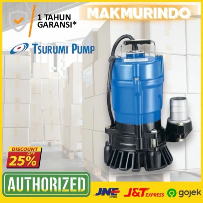 TSURUMI HS2 4S-53 POMPA CELUP AIR KOTOR MANUAL 400W 2" HS 2.4S