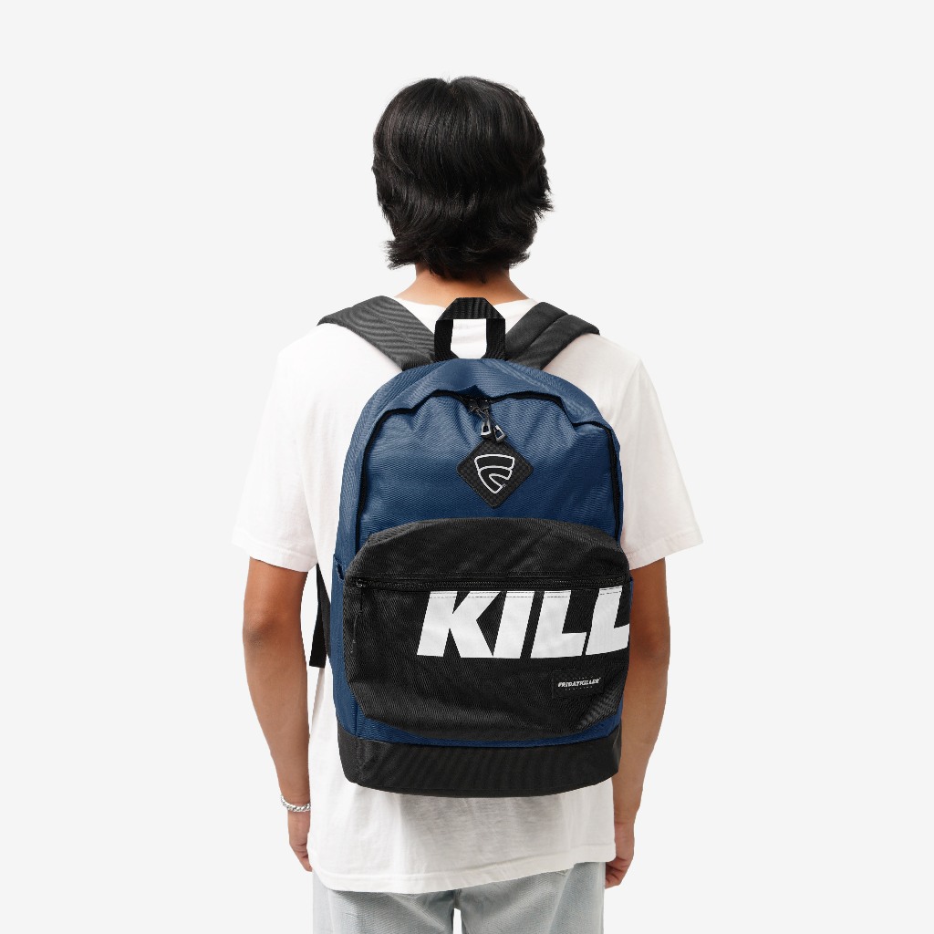 TAS PUNGGUNG RANSEL BACKPACK UNISEX  NAVY FRIDAY KILLER | ONADO #2 BP NAVY