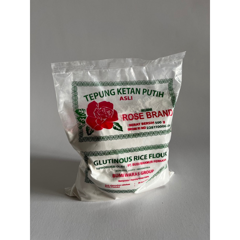 

TEPUNG KETAN PUTIH ROSE BRAND 500g