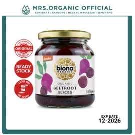 

Biona Organic Buah Bit Organic Beetroot Sliced Demeter 340 Gr