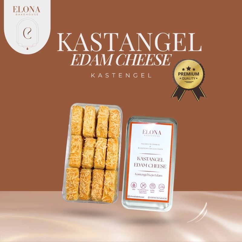 

Kastengel Keju Edam Premium/ Kue Kering Kastengel/ Camilan Kue Kering Kastengel Premium