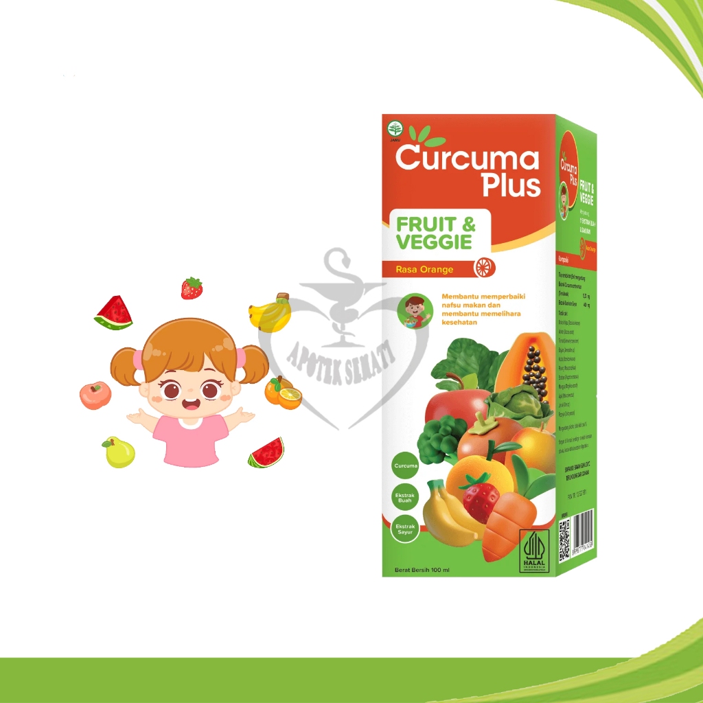 

CURCUMA FRUIT & VEGGIE SYRUP 100ML