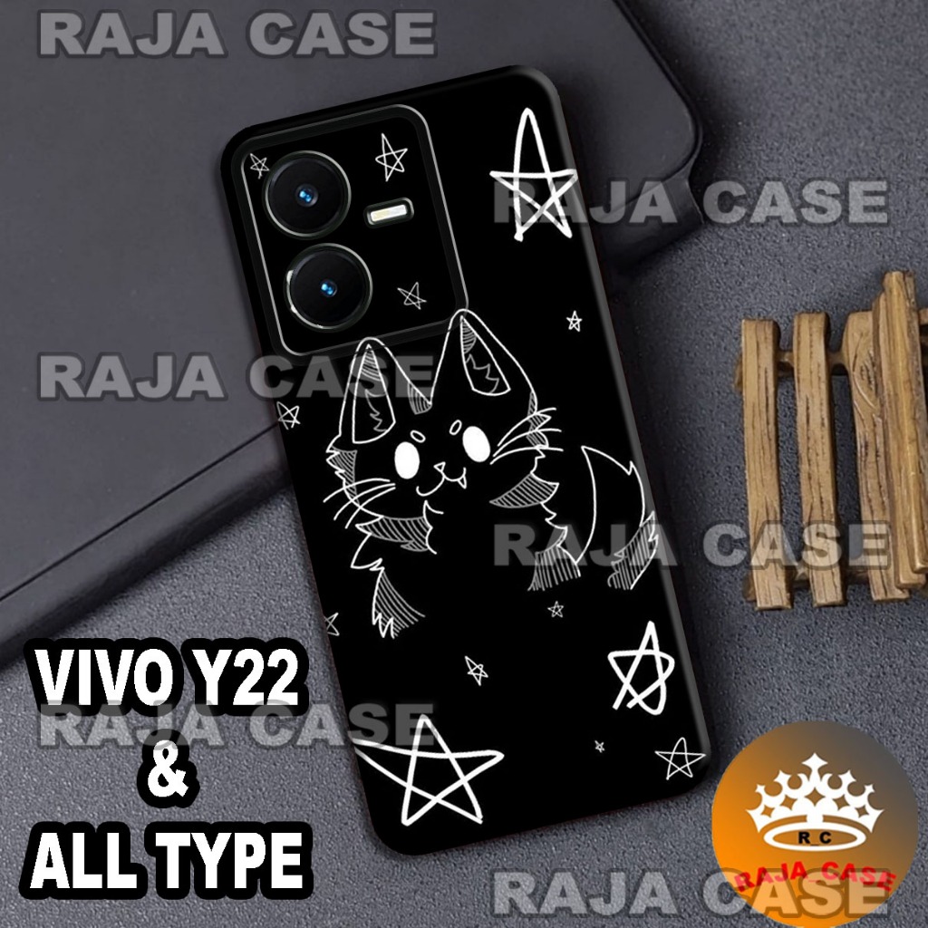 Rc11/Softase karet Hp VIVO Y22 - Motif Cewek Lucu/case Hp  VIVO Y22 - casing  VIVO Y22 - Silikon  VI