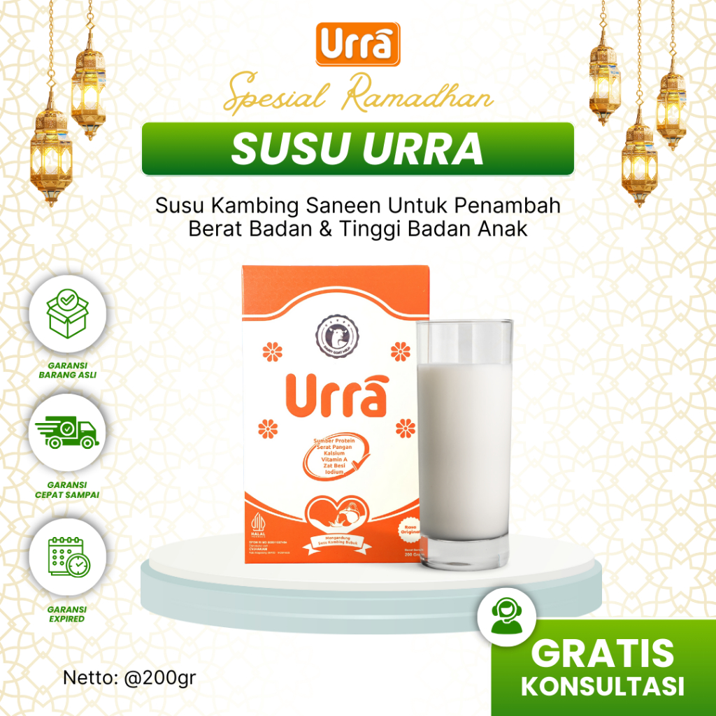 

URRA - Susu Kambing Saanen Untuk Penambah Berat Badan dan Tinggi Badan Anak