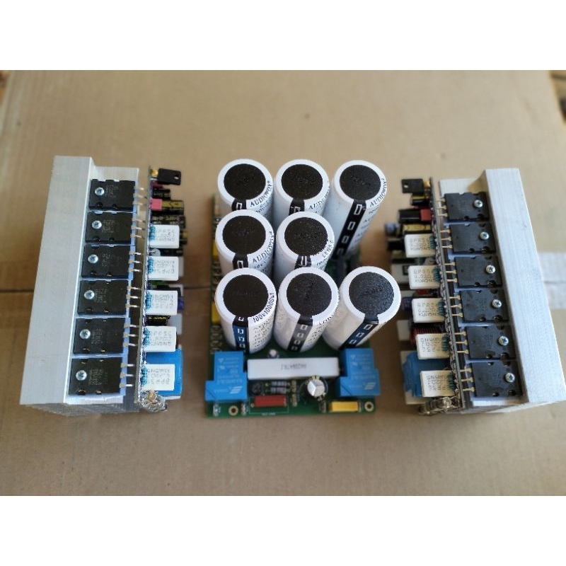 Paket power Driver amplifier socl 506 tef 2u 5 Tr final thosiba lengkap psu suplai 8 elco 100 volt a