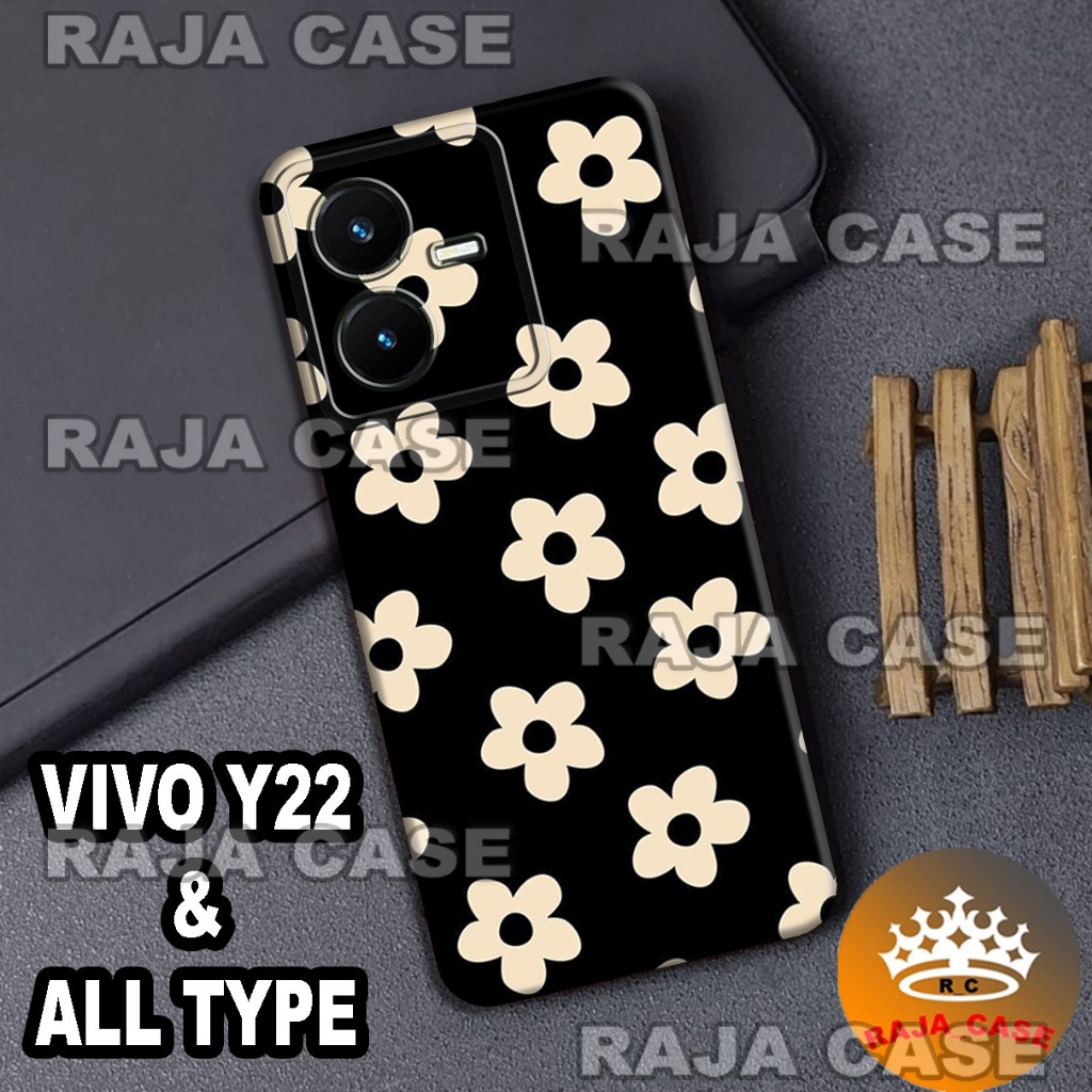 Rc22/Softase karet Hp VIVO Y22 - Motif Cewek Lucu/case Hp  VIVO Y22 - casing  VIVO Y22 - Silikon  VI