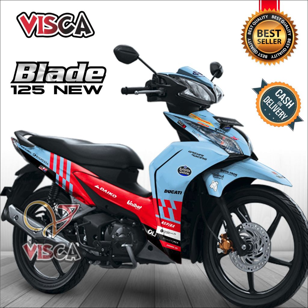 Decal Blade 125 New Decal Blade New 125 Stiker Blade 125 New Full Body Striping Blade 125 New GRESIN