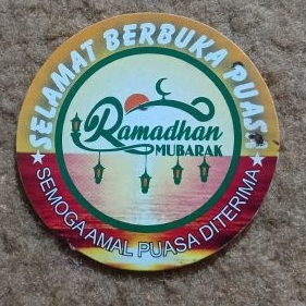 

Stiker Takjil Ramadhan. Bulat 5cm. Langsung Kirim