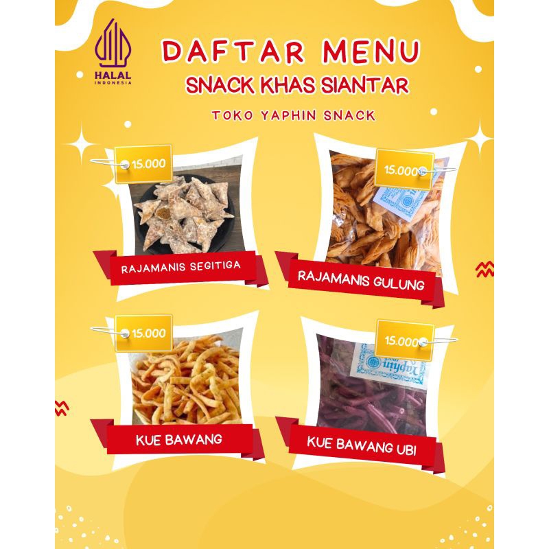 

ANEKA SNACK JAJANAN KHAS SIANTAR 500g (BISA COD)