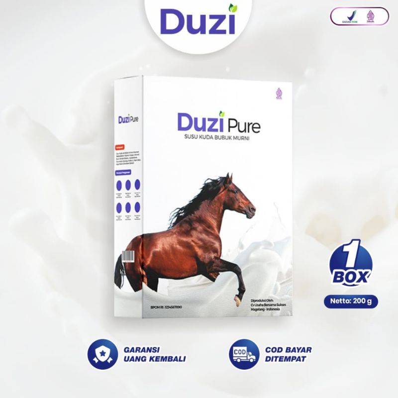 

Duzi Pure Spesialisasi Susu Kuda Herbal Bubuk Asli Lombok