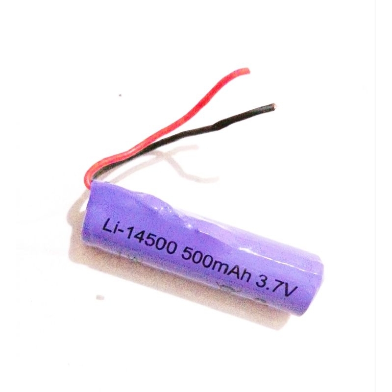 Baterai copotan 14500 3,7V 500Mah Baterai musik box Baterai kipas