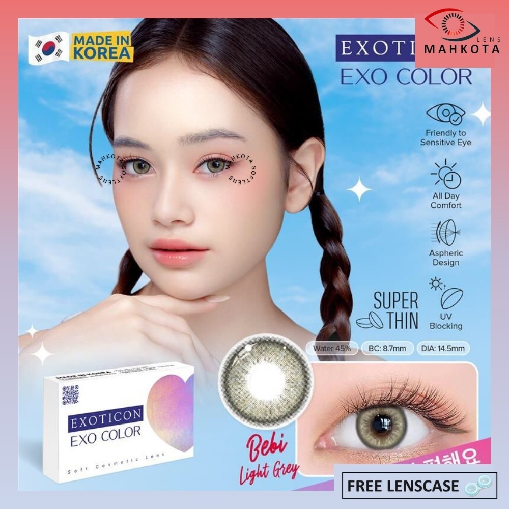 SOFTLENS X2 EXO COLOR MINUS (-4.50 S/D -6.00) MADE IN KOREA DIA 14.5MM BY EXOTICON / Soflens Soflen 
