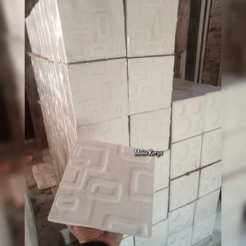 wall panel 3D panel beton motif anyaman