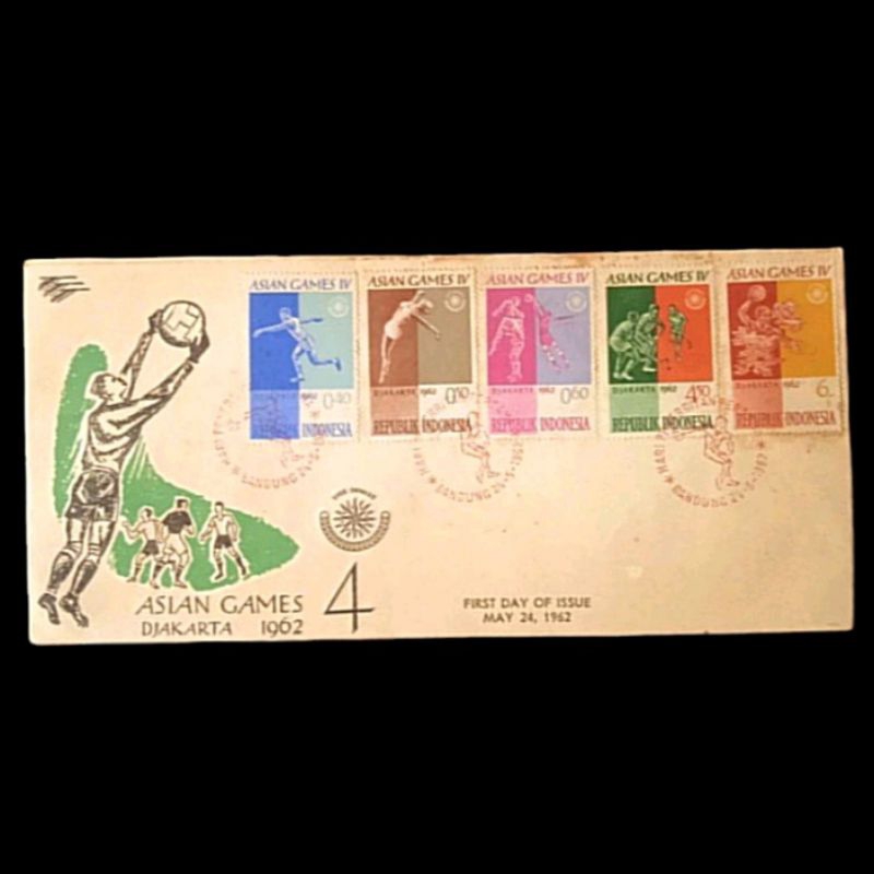 

Perangko Sampul Hari Pertama ASIAN GAMES 4 DJAKARTA Seri II Antik