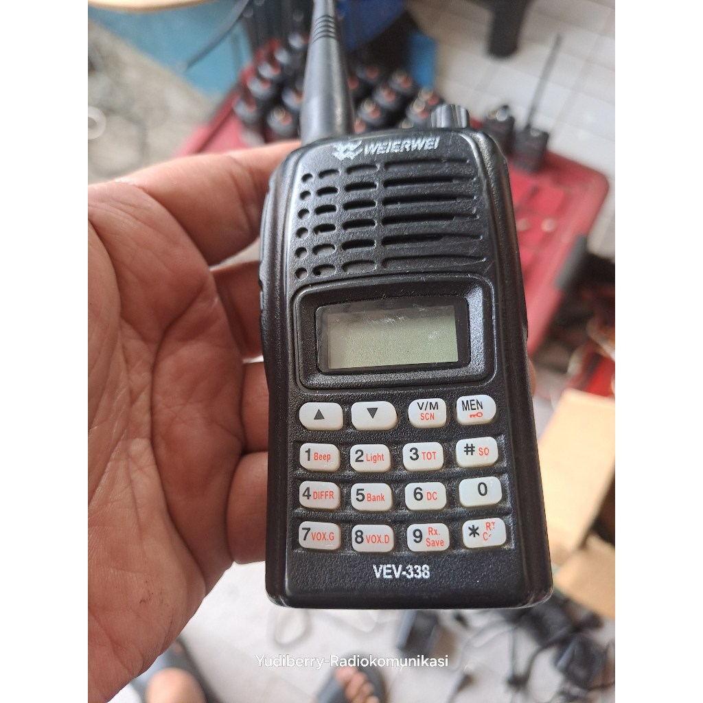 Ht Weierwei Vev338 Bekas VEV-338 Frekuensi VHF Second Bekas Ht China Terbaik VEV 338 VHF